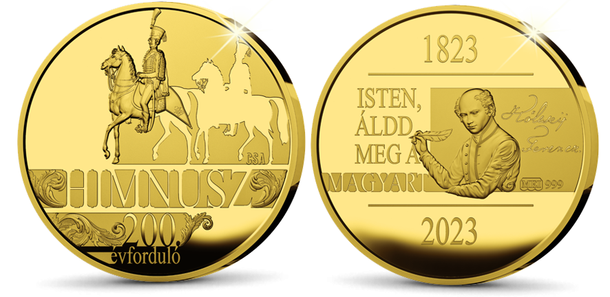 Magyar Éremkibocsátó Kft. - Himnusz 200. jubileumi színarany érem Magyar Éremkibocsátó Kft. - Himnusz 200. jubileumi színarany érem